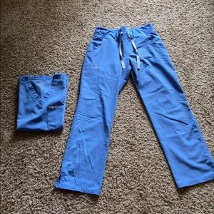 Ceil blue FIGS scrubs